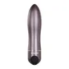 Metal Bullet Vibrator with Travel Case Gunmetal