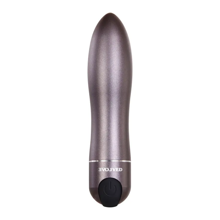 Metal Bullet Vibrator with Travel Case Gunmetal