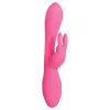 Dual Stimulation Silicone Rabbit Vibrator with Bunny Ears Dual Stimulation Silicone Rabbit Vibrator with Bunny Ears