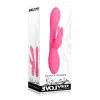 Dual Stimulation Silicone Rabbit Vibrator with Bunny Ears Dual Stimulation Silicone Rabbit Vibrator with Bunny Ears