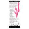 Dual Stimulation Silicone Rabbit Vibrator with Bunny Ears Dual Stimulation Silicone Rabbit Vibrator with Bunny Ears