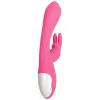 Dual Stimulation Silicone Rabbit Vibrator with Bunny Ears Dual Stimulation Silicone Rabbit Vibrator with Bunny Ears