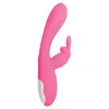 Dual Stimulation Silicone Rabbit Vibrator with Bunny Ears Dual Stimulation Silicone Rabbit Vibrator with Bunny Ears