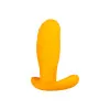 Silicone G-Spot & Prostate Massager with Remote Creamsicle Silicone G-Spot & Prostate Massager with Remote Creamsicle
