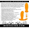 Silicone G-Spot & Prostate Massager with Remote Creamsicle Silicone G-Spot & Prostate Massager with Remote Creamsicle