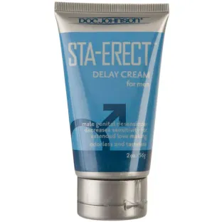 Doc Johnson Sta-Erect Delay Cream 1.9 oz.