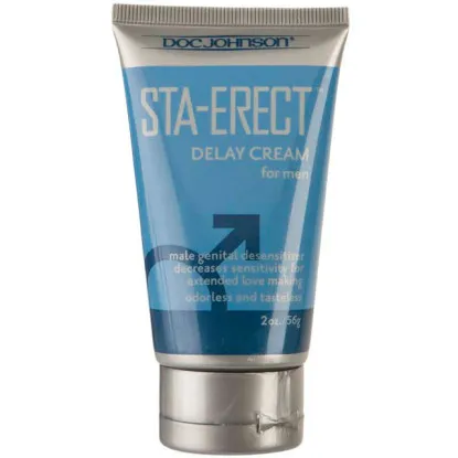 Doc Johnson Sta-Erect Delay Cream 1.9 oz.
