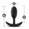 Anal Silicone Weighted Butt Plug Medium