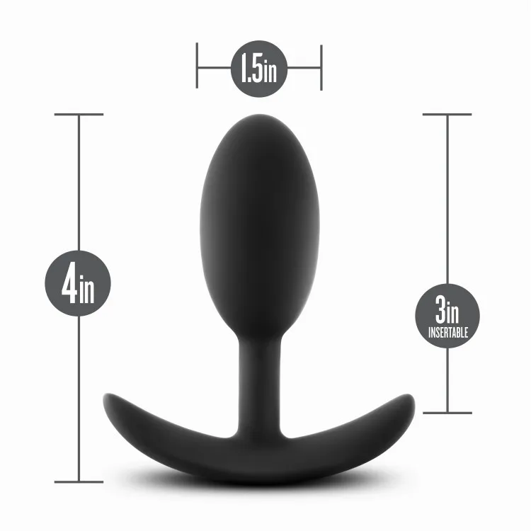 Anal Silicone Weighted Butt Plug Medium