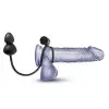 Anal Silicone Butt Plug with Vibrating Cock Ring