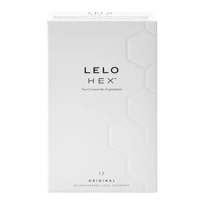 Lelo HEX Original Latex Condoms (12 Count)