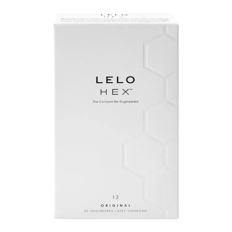 LELO HEX Original Lubricated Latex Condoms 12-Pack LELO HEX Original Lubricated Latex Condoms 12-Pack