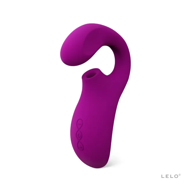 LELO ENIGMA Suction Dual Stimulator Deep Rose