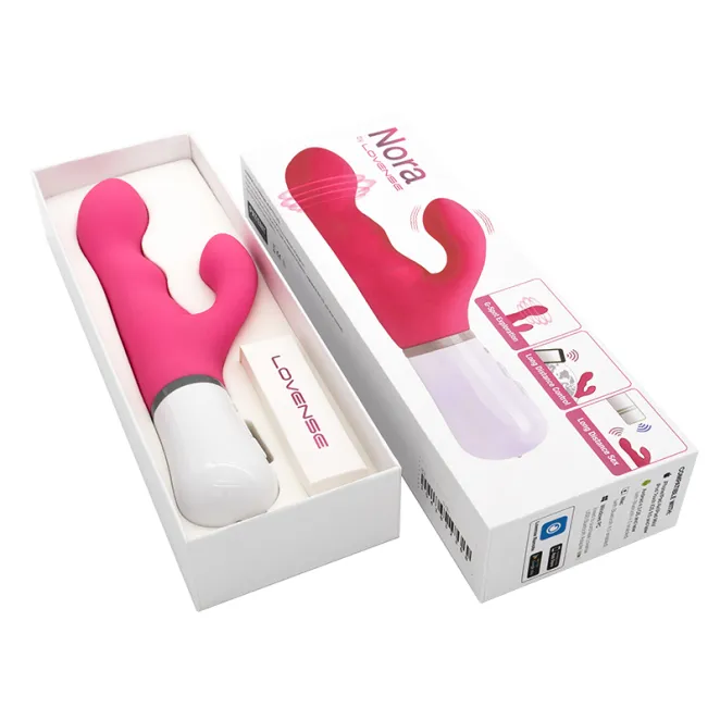Lovense Nora Bluetooth Remote-Controlled Long-Distance Rabbit Vibrator