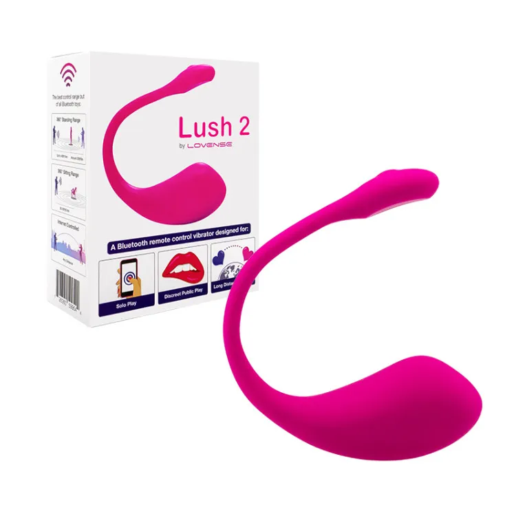 Lovense Lush 2 Bluetooth Remote-Controlled Egg Vibrator Lovense Lush 2 Bluetooth Remote-Controlled Egg Vibrator