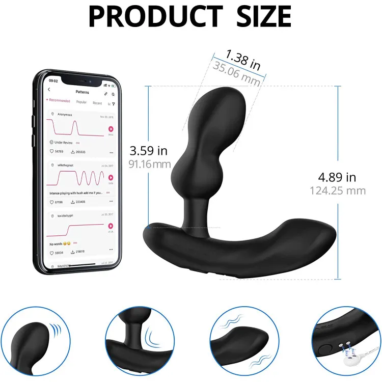 Lovense Edge 2 Bluetooth Remote-Controlled Prostate Massager Lovense Edge 2 Bluetooth Remote-Controlled Prostate Massager