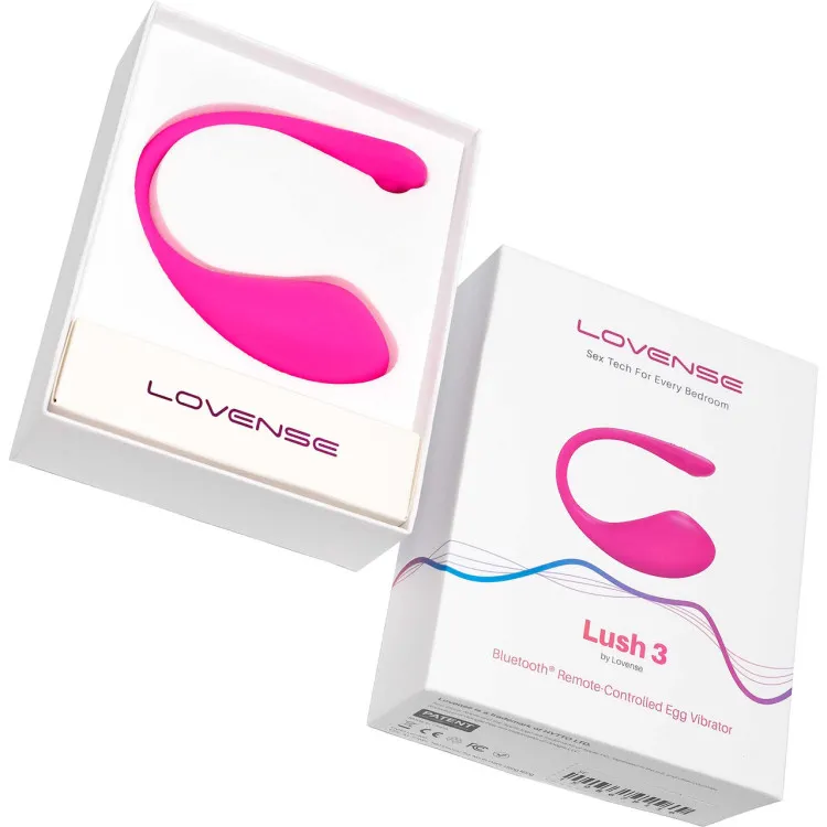 Lovense Lush 3 Bluetooth Remote-Controlled Egg Vibrator Lovense Lush 3 Bluetooth Remote-Controlled Egg Vibrator