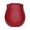 inBloom Rosales Sucking Rose Clit Vibrator Red
