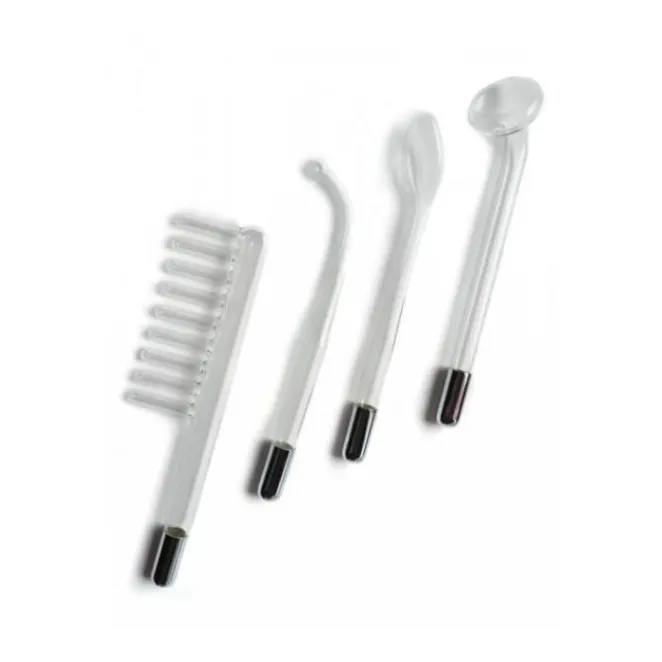 Neon Wand Electrosex Kit Red Handle Purple Electrode