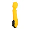 Yellow Silicone Wand Vibrator with Turbo Boost Yellow Silicone Wand Vibrator with Turbo Boost