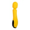 Yellow Silicone Wand Vibrator with Turbo Boost Yellow Silicone Wand Vibrator with Turbo Boost