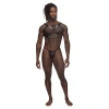Male Power Leather Gemini Black Body Harness
