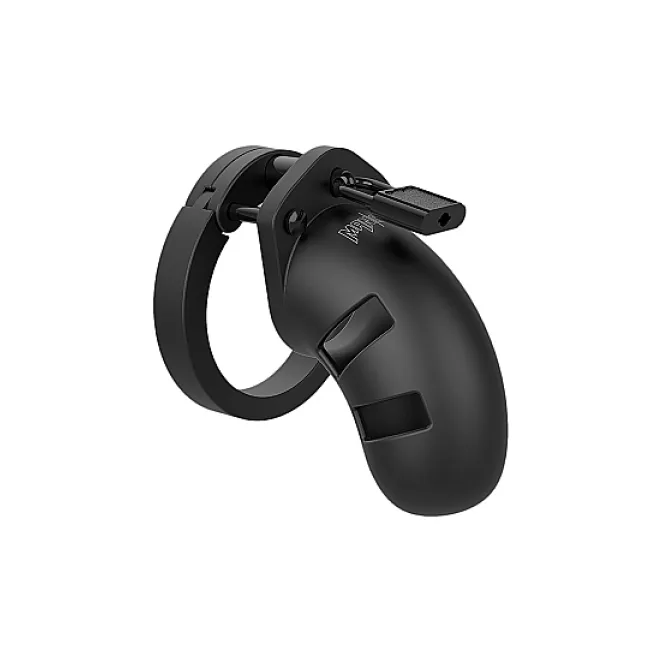 ManCage 20 Adjustable Silicone Chastity Cage Black