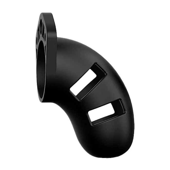 ManCage 20 Adjustable Silicone Chastity Cage Black