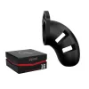 ManCage 20 Adjustable Silicone Chastity Cage Black