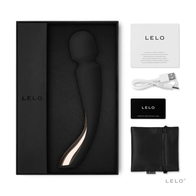 LELO SMART WAND 2 Medium Wand Vibrator Black