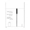 Ouch! Urethral Sounding Extra Long Silicone Vibrating Bullet Plug Black Ouch! Urethral Sounding Extra Long Silicone Vibrating Bullet Plug Black