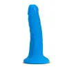 6 Inch Neo Elite Luxe Realistic Silicone Dildo Blue