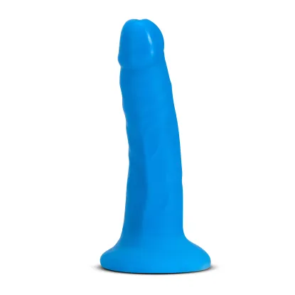 6 Inch Neo Elite Luxe Realistic Silicone Dildo Blue