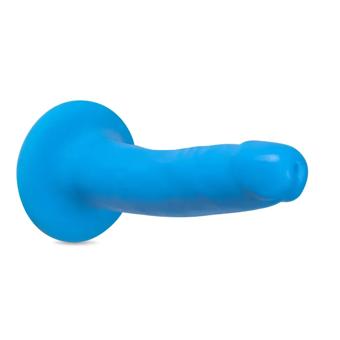 6 Inch Neo Elite Luxe Realistic Silicone Dildo Blue