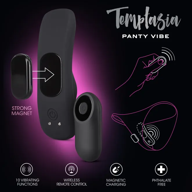 Temptasia Wearable Panty Vibrator with Remote