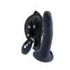 VeDO Diki Vibrating Dildo with Harness Black VeDO Diki Vibrating Dildo with Harness Black