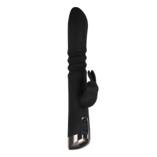 Thrusting Silicone Rabbit Vibrator with Dual Motors