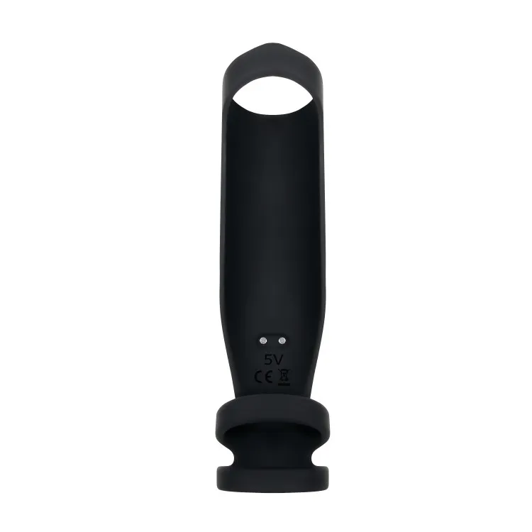 Rocketeer Triple-Ring Vibrating Silicone Penis Sheath