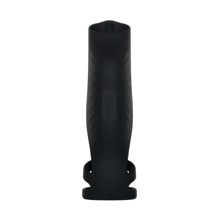 Rocketeer Triple-Ring Vibrating Silicone Penis Sheath