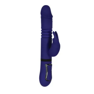 All In One Thrusting Rotating Silicone Rabbit Vibrator