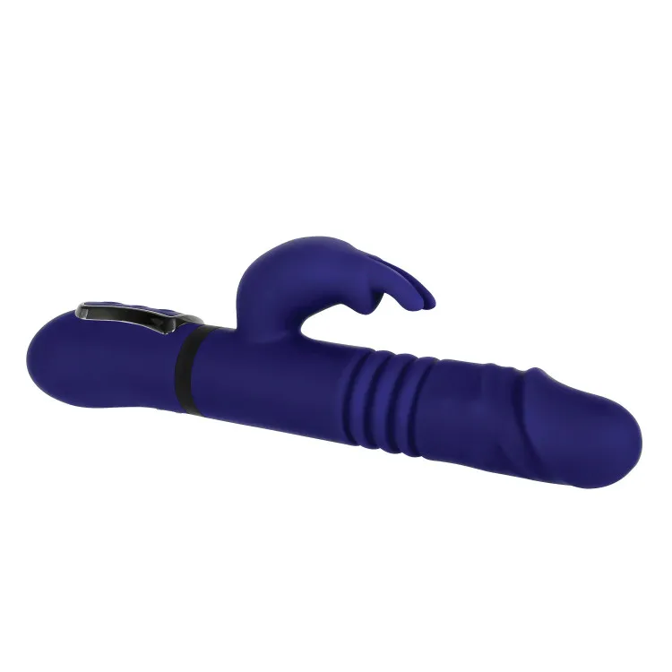 All In One Thrusting Rotating Silicone Rabbit Vibrator