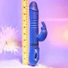 All In One Thrusting Rotating Silicone Rabbit Vibrator
