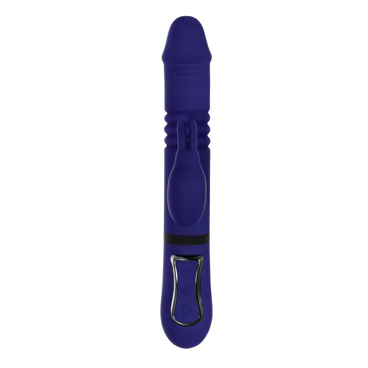 All In One Thrusting Rotating Silicone Rabbit Vibrator