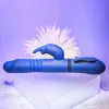 All In One Thrusting Rotating Silicone Rabbit Vibrator