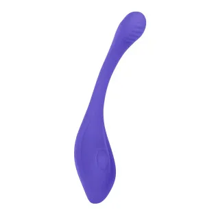Poseable Silicone Dual-Ended Vibrator with Remote