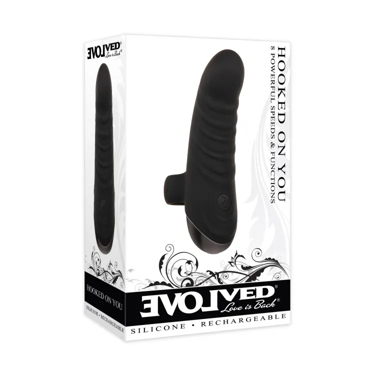 Silicone Textured Finger Vibrator