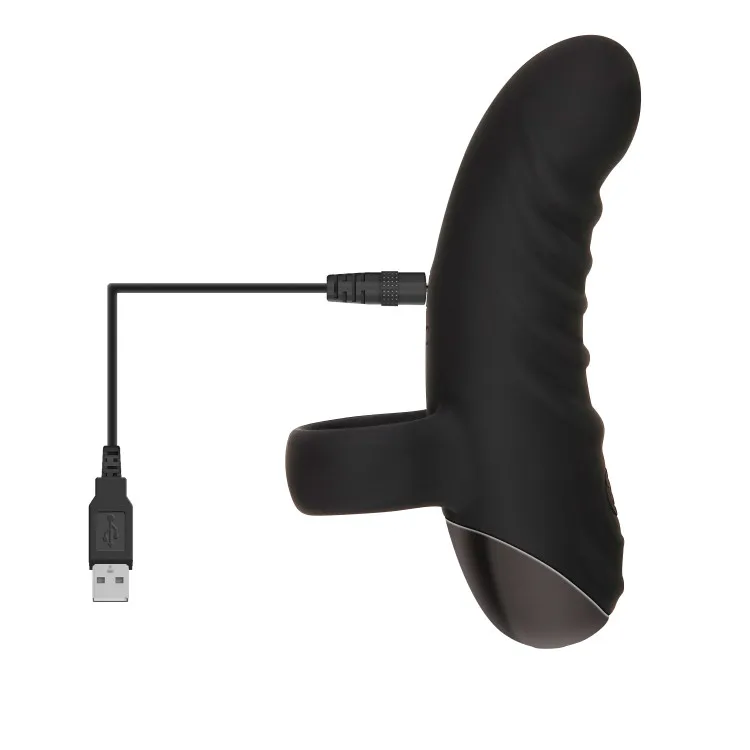 Silicone Textured Finger Vibrator
