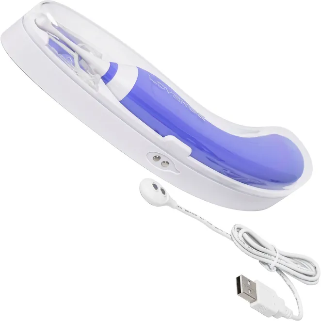 Lovense Hyphy Bluetooth Dual-Ended G-Spot Vibrator & Clitoral Stimulator