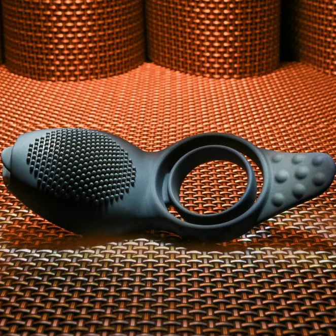 Mr. Flicker Remote-Controlled Flicking Tongue Vibrating Cock Ring