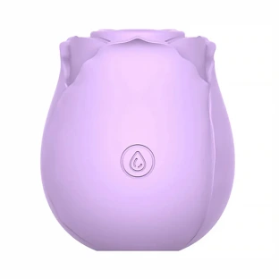 InBloom Rosales Sucking Rose Clit Vibrator Purple